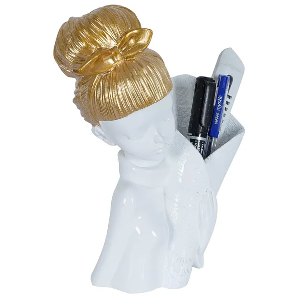 Girl_Showpiece_with_Holder_of_White_Color_|_For_Home_Decoration