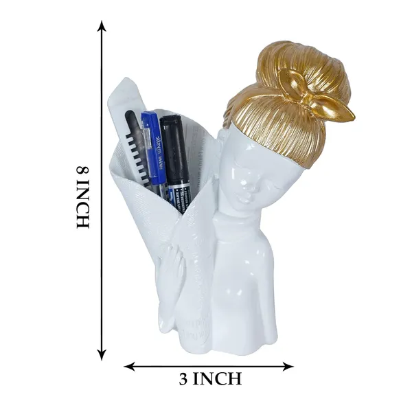 Girl_Showpiece_with_Holder_of_White_Color_|_For_Home_Decoration