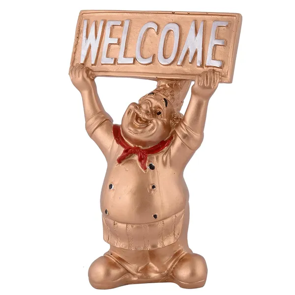 Chef_Welcome_Sign_Showpiece_of_Golden_Color_|_Royal_Decor_for_Home