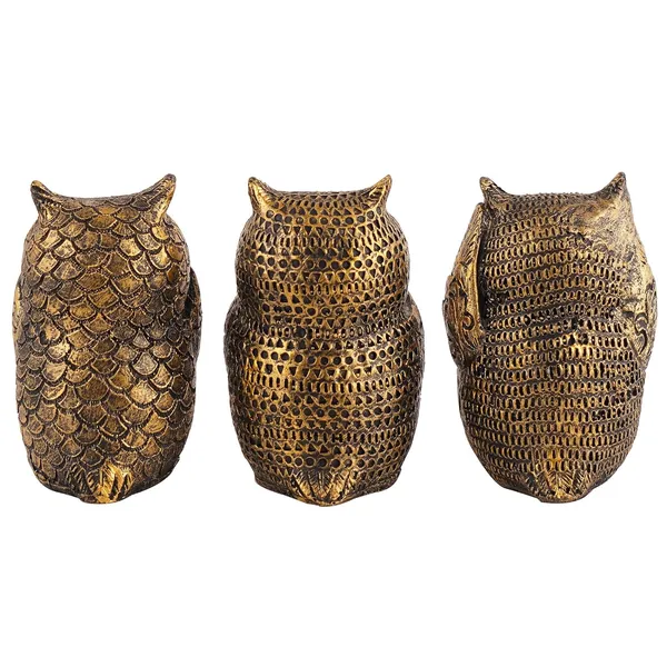 Owl_Showpiece_of_Golden_Color_of_Set_of_3_|_Artistry_Gift_Item