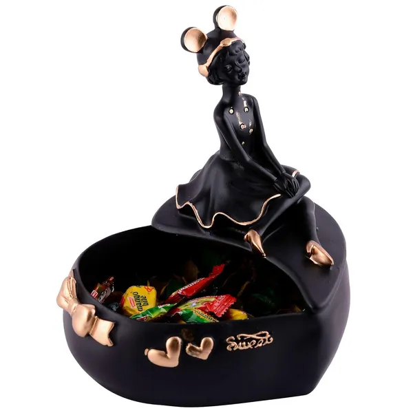 Handicrafted_Design_Lady_with_Basket_Showpiece_of_Black_Color_|_Antique_Decorative_Item