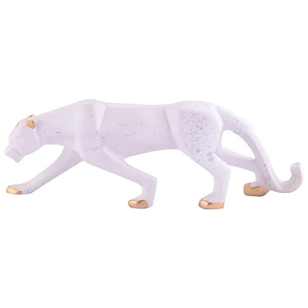 Panther_Sitting_Position_Statue_of_White_Color_|_For_Home_Decor_Showpiece