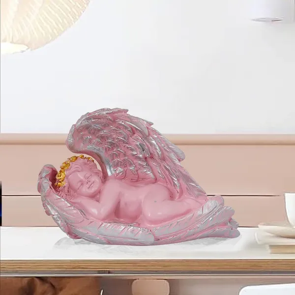 Angel_Girl_Showpiece_on_Sleeping_Position_of_Pink_Color_|_Elegant_Touch_on_Home_Decor