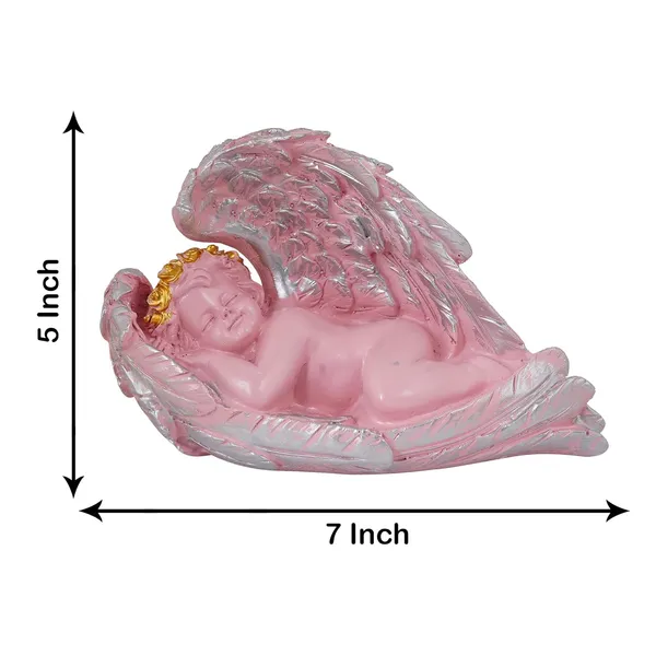 Angel_Girl_Showpiece_on_Sleeping_Position_of_Pink_Color_|_Elegant_Touch_on_Home_Decor