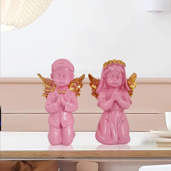 Angel_Girl_and_Wings_Boy_Statue_of_Set_of_2_of_Pink_Color_|_For_Home_Decor_Showpiece