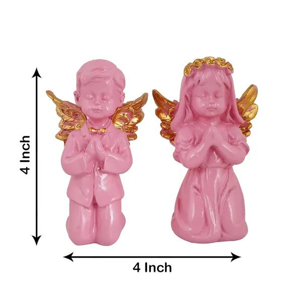 Angel_Girl_and_Wings_Boy_Statue_of_Set_of_2_of_Pink_Color_|_For_Home_Decor_Showpiece