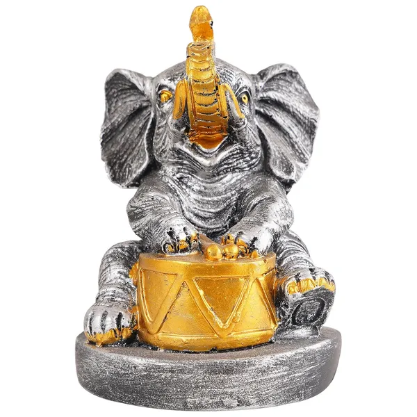 Elephant_Playing_Musical_Instrument_Showpiece_of_Multicolor_|_For_Home_Decoration