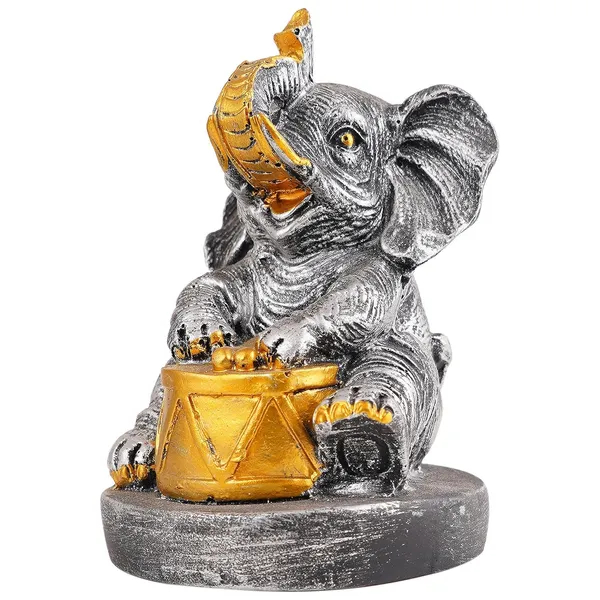 Elephant_Playing_Musical_Instrument_Showpiece_of_Multicolor_|_For_Home_Decoration