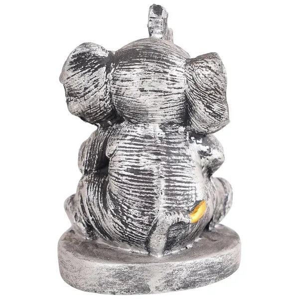 Elephant_Playing_Musical_Instrument_Showpiece_of_Black_and_White_Color_|_Antique_Decorative_Item