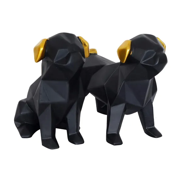 Dog_Sitting_Cute_Pair_Showpiece_of_Black_Color_|_For_Home_Decor_Showpiece