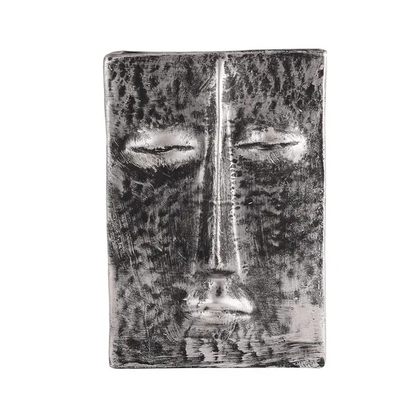 Flower_Vase_Pot_of_Human_Face_Design_of_Grey_Color_|_Artistry_Gift_Item