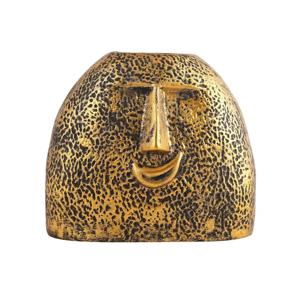 Face_Circle_Design_Flower_Vase_of_Golden_Color_|_Premium_Look_for_Home_Decor
