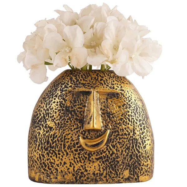 Face_Circle_Design_Flower_Vase_of_Golden_Color_|_Premium_Look_for_Home_Decor