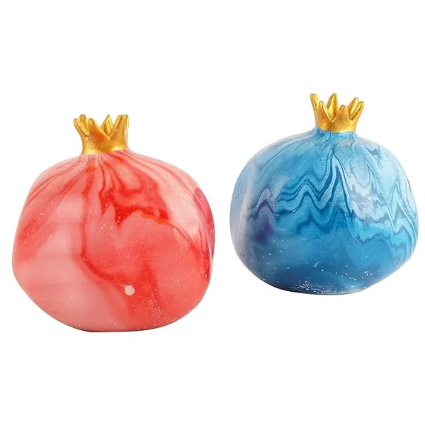 Pomegranate_Decorative_Flower_Vase_Set_of_2_|_For_Asthetic_Home_Decor