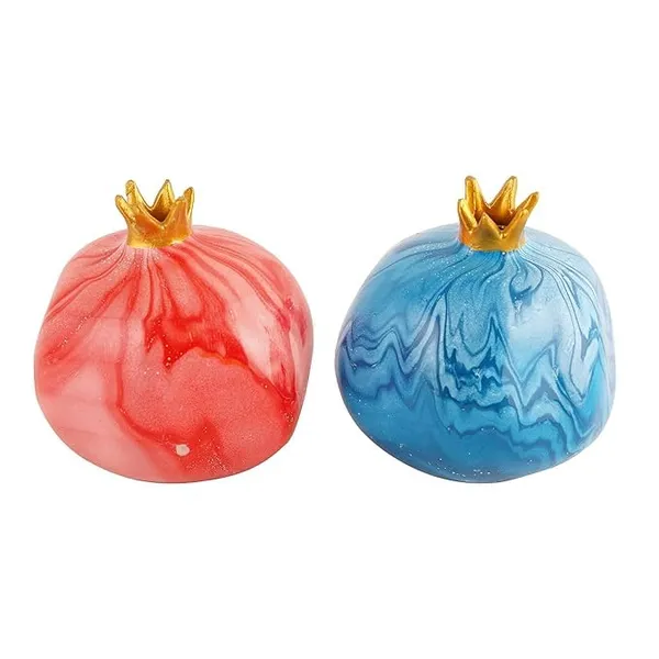 Pomegranate_Decorative_Flower_Vase_Set_of_2_|_For_Asthetic_Home_Decor