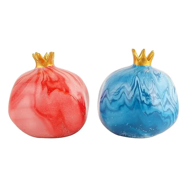 Pomegranate_Decorative_Flower_Vase_Set_of_2_|_For_Asthetic_Home_Decor