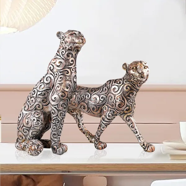 Lion_Themed_Showpiece_of_Multicolor_|_Antique_Item_for_Home_Decor