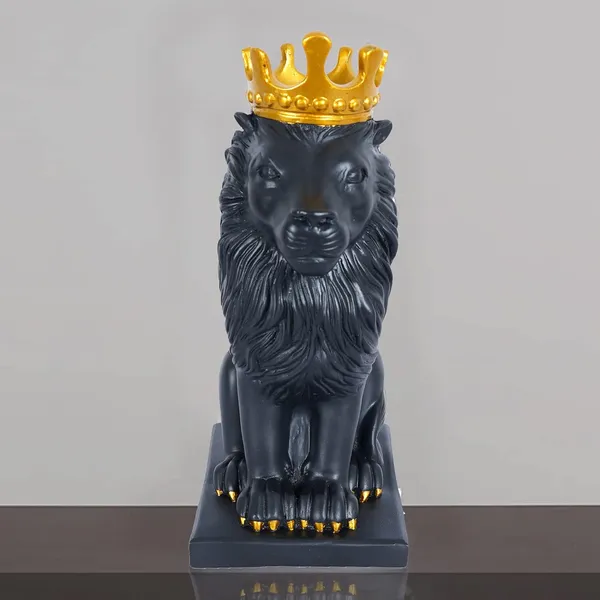 Regal_Handcrafted_Lion_Statue_with_Powerful_Energy_|_Home_Decor_for_Asthetic_Apeal