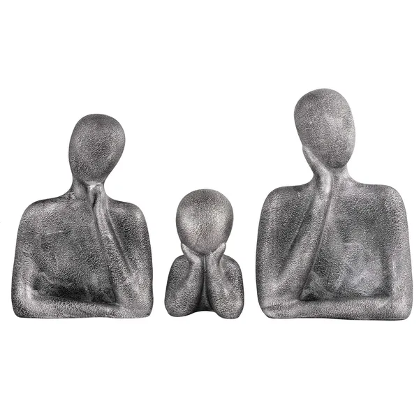 Abstract_Home_Souvenirs_Family_Showpiece_of_Set_of_3_|_For_Home_Decoration