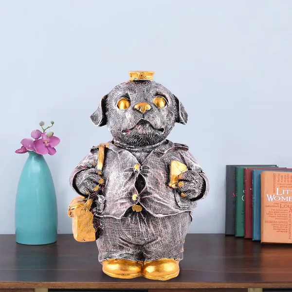 Copper_Dog_Figurine_Showpiece_of_Multicolor_|_For_Home_Decoration
