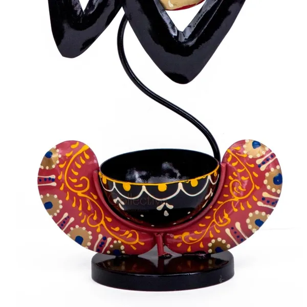 Krishna_Tea_Light_Candle_Holder_of_Black_Color_|_Premium_for_Home_Decor