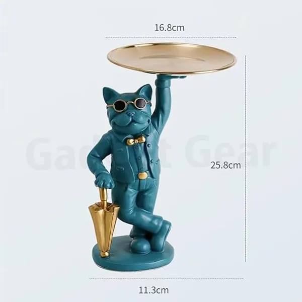 Dog_Figurine_Statue_of_Green_Color_|_For_Home_Decor_Showpiece