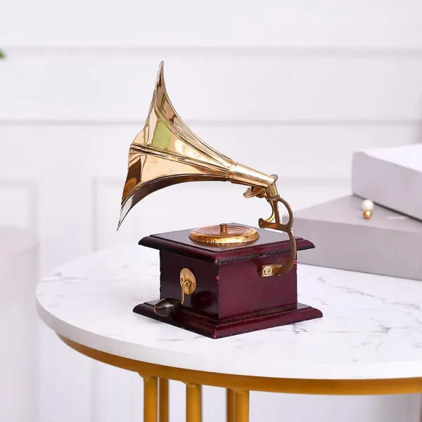 Wooden_Brass_Gramophone_of_Vintage_Harmony_Showpiece_|_Home_Decor_for_Asthetic_Apeal