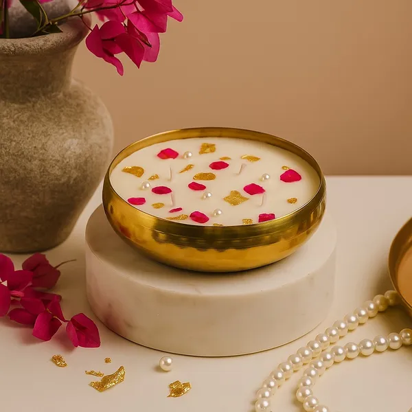 Premium_5"_Brass_Urli_Candle_Set_|_Royal_Decor_for_Home