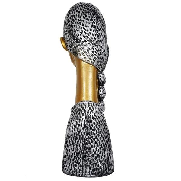Welcome_Lady_Resin_Figurine_of_Golden_and_Silver_Color_|_Home_Decor_for_Asthetic_Apeal