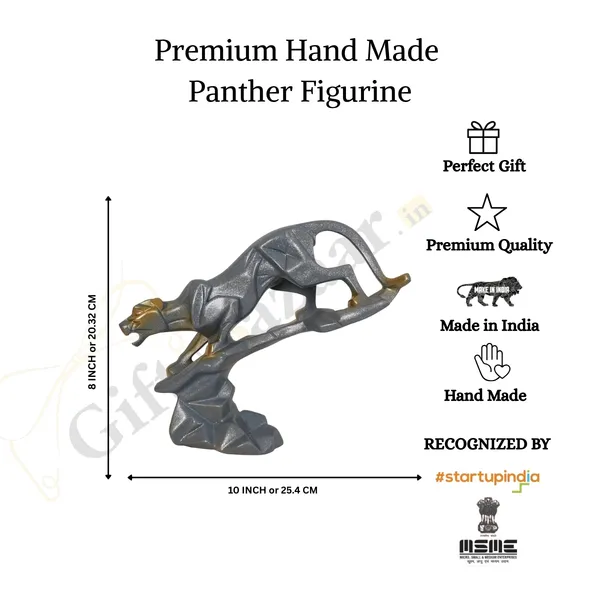 Leopard_Animal_Figurines_Showpiece_of_Grey_Color_|_Antique_Decorative_Item