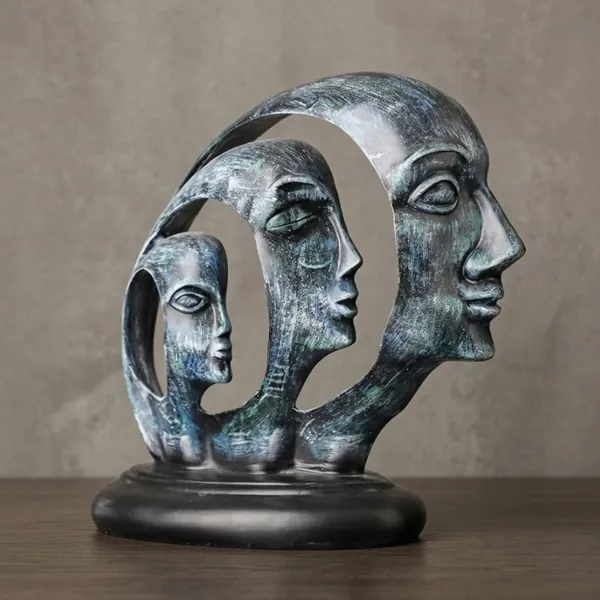 Handcrafted_Lady_3_Face_Showpiece_of_Abstract_Art_|_Elegant_Decorative_Gift_Box