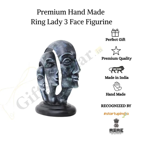 Handcrafted_Lady_3_Face_Showpiece_of_Abstract_Art_|_Elegant_Decorative_Gift_Box