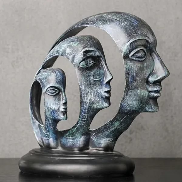 Handcrafted_Lady_3_Face_Showpiece_of_Abstract_Art_|_Elegant_Decorative_Gift_Box