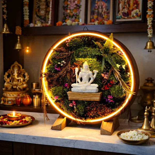 12_Inches_Moss_Mahadev_Wooden_Paradise_Showpiece_with_Warm_White_Light_and_Wooden_Stand_|_Green_Gifting_for_Special_Moments