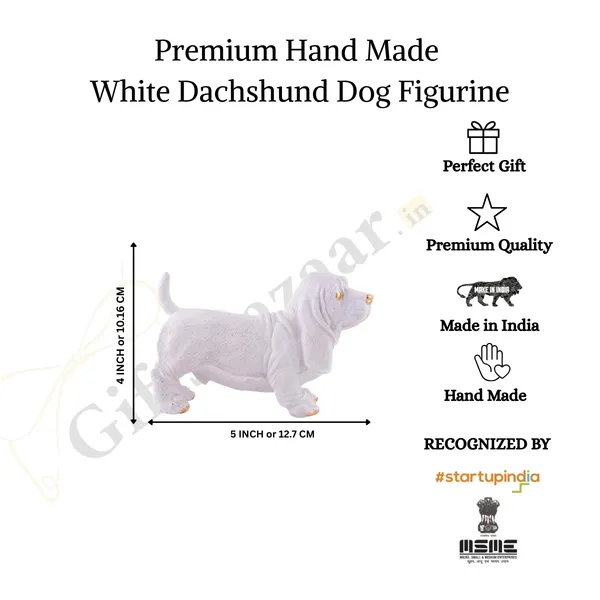 Dachshund_Dog_Figurine_Showpiece_of_White_Color_|_Elegant_Touch_on_Home_Decor