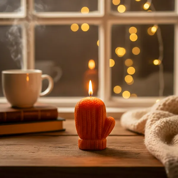 X-Mass_Mitten_Soya_Wax_Candle_of_Set_of_2_|_Minimalist_Look_for_Home,_Office_&_Gifting