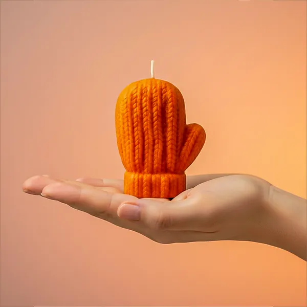 X-Mass_Mitten_Soya_Wax_Candle_of_Set_of_2_|_Minimalist_Look_for_Home,_Office_&_Gifting