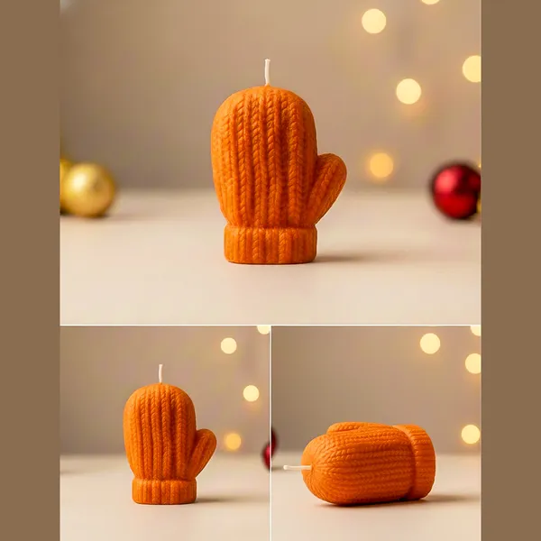 X-Mass_Mitten_Soya_Wax_Candle_of_Set_of_2_|_Minimalist_Look_for_Home,_Office_&_Gifting