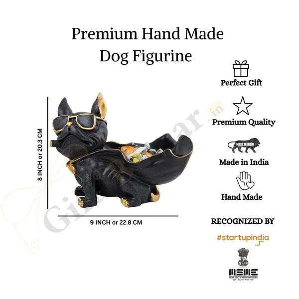 Dog_Statue_of_Black_Color_with_Holder_|_Elegant_Touch_on_Home_Decor