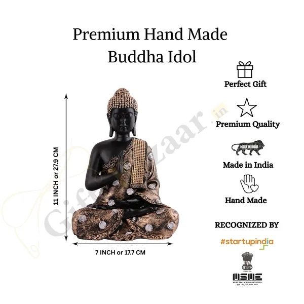 Samadhi_Buddha_Showpiece_of_Black_and_Golden_Color_|_For_Home_&_Office_Decor