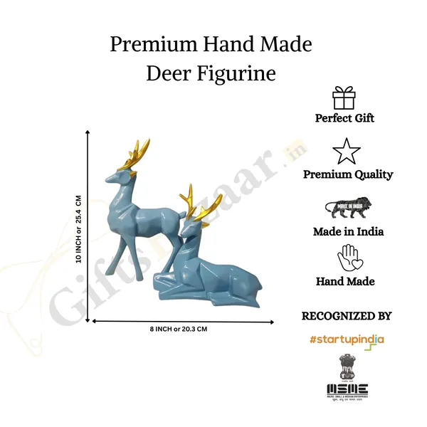 Deer_Showpiece_of_Dark_Blue_Color_of_Set_of_2_|__Decorative_Item_for_Home_Decor