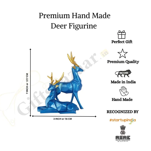 Deer_Showpiece_of_Blue_Color_of_Set_of_2_|__Decorative_Item_for_Home_Decor