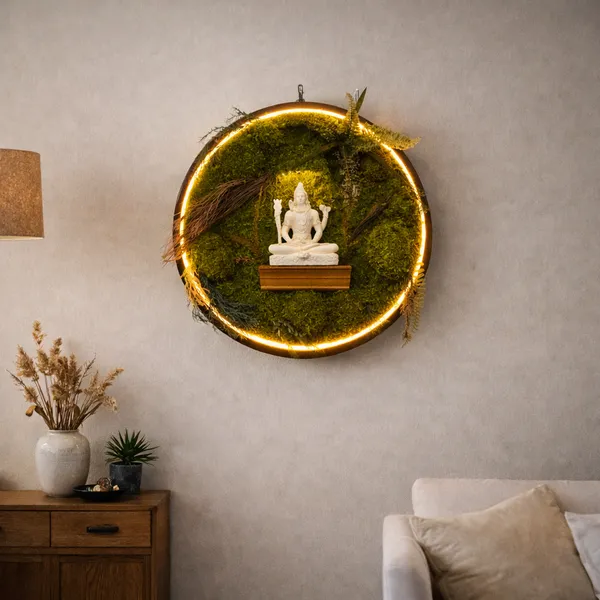 12_Inches_Moss_Mahadev_Wooden_Rainforest_Showpiece_with_Warm_White_Light_|_Green_Gifting_for_Special_Moments