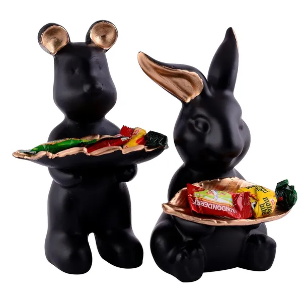 Rabbits_Statue_of_Black_Color_of_Set_of_2_|_Decorative_Item_for_Home_Decor