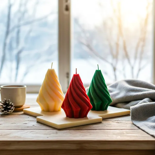 Handmade_Spiral_Pillar_Soya_Wax_Candle_|_Minimalist_Look_for_Home,_Office_&_Gifting