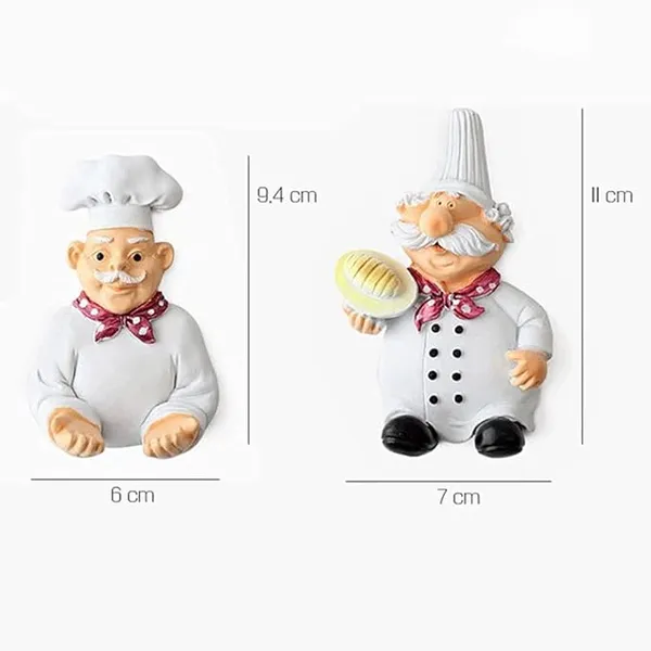 Wall_Mounted_Adhesive_Cook_Chef_Power_Plug_Socket_Holder_of_Set_of_2_|_For_Home_Decor