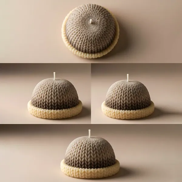 X-Mass_Hat_Soya_Wax_Candle_of_Set_of_2_|_Minimalist_Look_for_Home,_Office_&_Gifting