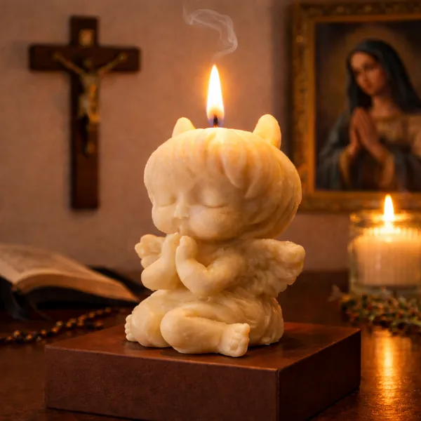 Angel_Design_Soya_Wax_Candle_of_Set_of_2_|_Minimalist_Look_for_Home,_Office_&_Gifting