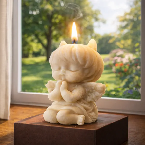 Angel_Design_Soya_Wax_Candle_of_Set_of_2_|_Minimalist_Look_for_Home,_Office_&_Gifting