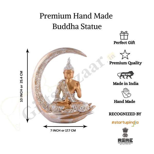 Samadhi_Buddha_Sitting_on_Chand_of_Golden_and_Silver_Color_|_For_Home_Decor_Showpiece